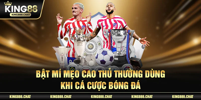 Bật mí mẹo cao thủ thường dùng khi cá cược bóng đá