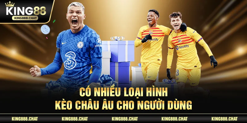Có nhiều loại hình kèo châu Âu cho người dùng