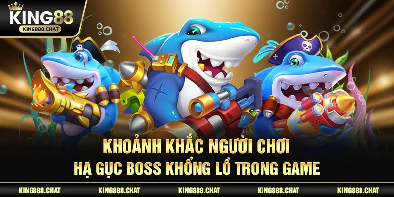 Khoảnh khắc người chơi hạ gục boss khổng lồ trong game