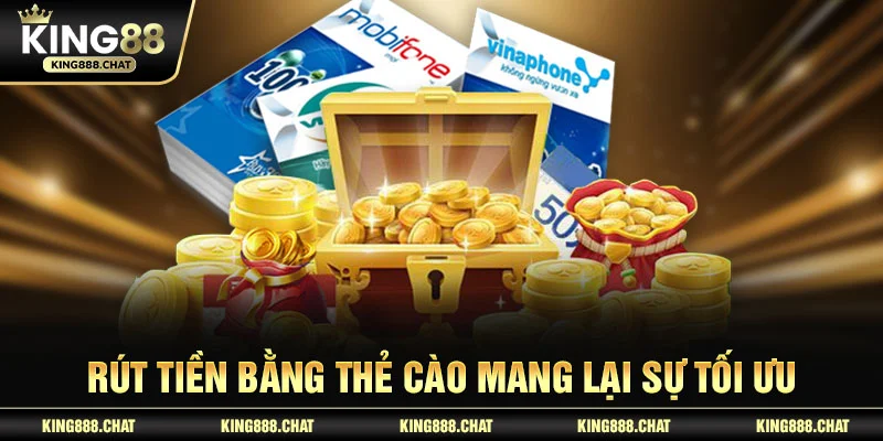 Rút tiền bằng thẻ cào mang lại sự tối ưu