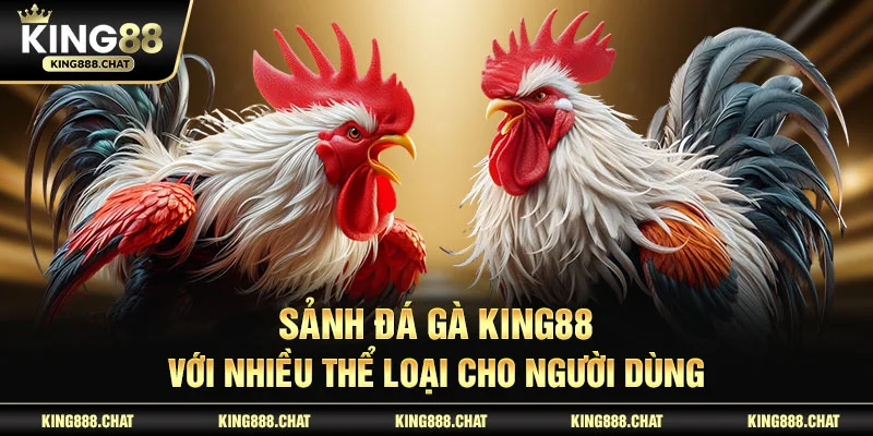 Sảnh đá gà KING88 với nhiều thể loại cho người dùng